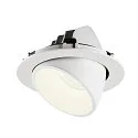 SLV Plafonnier encastré NUMINOS GIMBLE XL, blanche