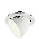 SLV Plafonnier encastré NUMINOS GIMBLE XL, blanche