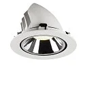 SLV Plafonnier encastré NUMINOS GIMBLE XL, chrome, blanche