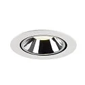 SLV Plafonnier encastré NUMINOS GIMBLE XL, chrome, blanche