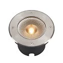 LED Floor recessed luminaire ROCCI 200 EL, round, 16W, 3000K, 120°, black