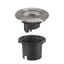 LED Floor recessed luminaire ROCCI 200 EL, round, 16W, 3000K, 120°, black