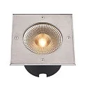 SLV Projecteur encastré ROCCI 200 EL angulaire, rigide, accessible, résistant aux chocs IP65 / IP67, acier inoxydable 