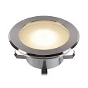 Projecteur encastré DASAR FLAT 120 EL rond, passable, résistant aux chocs IP65/IP67, acier inoxydable 