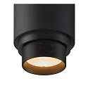 SLV Projecteur triphasé NUMINOS ZOOM M focalisable, pivotant à la cardan IP20, noir gradable