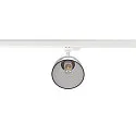 SLV 3-phase spot PARA CONE GL GU10, transparent, white