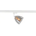 SLV 3-phase spot PARA CONE GL GU10, transparent, white