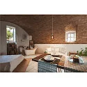 SLV Luminaire à suspension PARA CONE GL GU10 GU10 IP20, transparent, blanche