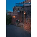 Luminaire mural d'extérieur GRAFIT rond, avec capteur E27 IP44, anthrazit gradable
