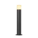 Lampadaire d'extérieur GRAFIT 60 POLE rond, avec diffuseur E27 IP44, anthrazit gradable