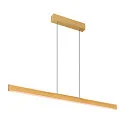 SLV Pendant luminaire ONE LINEAR 100 PHASE up/down, 24W, 2700/3000K, brass