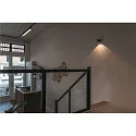 SLV Luminaire mural OCULUS WL SINGLE IP20, noir  gradable