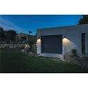 SLV outdoor wall luminaire ENOLA OCULUS WL SINGLE IP65, anthracite dimmable