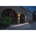 SLV outdoor wall luminaire ENOLA OCULUS WL UP/DOWN IP65, anthracite dimmable