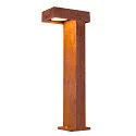 SLV Lampadaire d'extérieur RUSTY® PATHLIGHT 70 LED IP55, rouille 