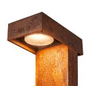 SLV Lampadaire d'extérieur RUSTY® PATHLIGHT 70 LED IP55, rouille 
