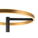 SLV floor lamp ONE STRAIGHT FL up / down, brass, black dimmable