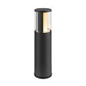 SLV luminaire head M-POL M SHADER on/off IP65, anthracite 