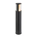 SLV luminaire head M-POL M SHADER on/off IP65, anthracite 