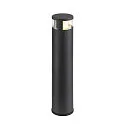 SLV luminaire head M-POL S SHADER DALI controllable IP65, anthracite dimmable