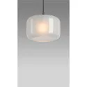 SLV Luminaire à suspension PANTILO 28 PD E27 IP20, blanche