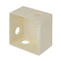 SLV Luminaire d'encastrement mural  CONCRETO EL WING angulaire, indirect, commutable IP65, gris, noir 