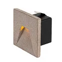 SLV Luminaire d'encastrement mural  CONCRETO EL WING angulaire, indirect, commutable IP65, gris, noir 
