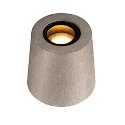 SLV Luminaire sur pied CONCRETO FL rond, conique GU10 IP65, gris gradable