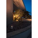SLV Luminaire sur pied CONCRETO FL rond, conique GU10 IP65, gris gradable
