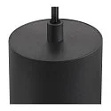 SLV pendant luminaire ASTO TUBE 2 flames, rigid, long GU10 IP20, black dimmable