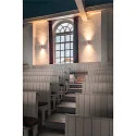 SLV wall luminaire ASTO TUBE up / down, 2 flames, cylindrical, rigid GU10 IP20, white dimmable