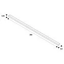 SLV 3-phase recessed track S-TRACK PHASE & DALI 2M DALI controllable, white