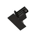 3-phase end cap S-TRACK PHASE & DALI isolated, mechanical, built-in version, black