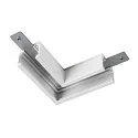 L-connector TRACK 48V standard, mechanical, right, white