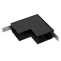 SLV L-connector TRACK 48V mechanical, low, Stereo, black