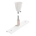 Plaque de renforcement du rail TRACK 48V avec kit de suspension, blanche
