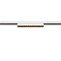 SLV Projecteur sur rail IN-LINE 22 TRACK 48V DARKLIGHT REFLECTOR contrôlable par DALI IP20, blanche gradable