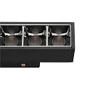 SLV Projecteur sur rail IN-LINE 44 TRACK 48V DARKLIGHT REFLECTOR contrôlable par DALI IP20, noir gradable