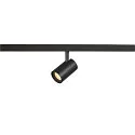Projecteur sur rail NUMINOS® XS TRACK 48V contrôlable par DALI IP20, noir gradable