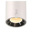 SLV Projecteur sur rail NUMINOS® XS TRACK 48V contrôlable par DALI IP20, chrome, blanche gradable