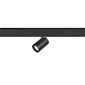 SLV track spot NUMINOS® XS 48V DALI 2 40° swivelling, for VDU workstation, DALI controllable IP20, black matt dimmable