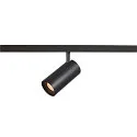 Projecteur sur rail NUMINOS® S TRACK 48V contrôlable par DALI IP20, noir gradable