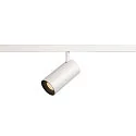 Projecteur sur rail NUMINOS® S TRACK 48V contrôlable par DALI IP20, noir, blanche gradable