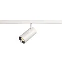 Projecteur sur rail NUMINOS® S TRACK 48V contrôlable par DALI IP20, chrome, blanche gradable