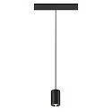 SLV Luminaire à suspension NUMINOS® XS TRACK 48V contrôlable par DALI IP20, chrome, noir gradable