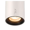 SLV Luminaire à suspension NUMINOS® XS TRACK 48V contrôlable par DALI IP20, noir, blanche gradable