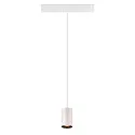 SLV Luminaire à suspension NUMINOS® XS TRACK 48V contrôlable par DALI IP20, noir, blanche gradable