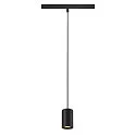Luminaire à suspension NUMINOS® XS TRACK 48V contrôlable par DALI IP20, noir gradable