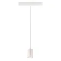 SLV Luminaire à suspension NUMINOS® XS 48V 55° pour VDU, contrôlable par DALI IP20, blanc mat gradable