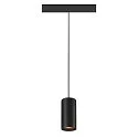 SLV Luminaire à suspension NUMINOS® S TRACK 48V contrôlable par DALI IP20, noir gradable